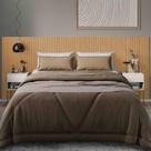 Cabeceira Painel Ripado Amadeirado Autoadesiva MDF 2,53m x106cm Casal/Queen/King com Fita Dupla Face