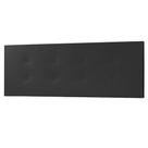 Cabeceira Painel Solteiro 0,90m Berlim Corano Preto - Pallazio