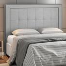 Cabeceira para Cama Box Casal 140cm Wellbe Linho Cinza - Sallar Home Cabeceira para Cama Box Casal 140cm Wellbe Linho Cinza - Sallar Home