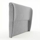 Cabeceira Para Cama Box Casal Padrão Liah 140cm Linho Cinza - Abmaza Cabeceira Para Cama Box Casal Padrão Liah 140cm Linho Cinza - Abmaza