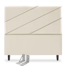 Cabeceira Para Cama Box de Casal, 140cm, em material sintético, Linha Premium, Moderno, Com Frame de Fixação de Brinde Cabeceira Para Cama Box de Casal, 140cm, em material sintético, Linha Premium, Moderno, Com Frame de Fixação de Brinde