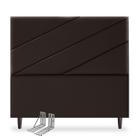 Cabeceira Para Cama Box de Casal, 140cm, em material sintético, Linha Premium, Moderno, Com Frame de Fixação de Brinde Cabeceira Para Cama Box de Casal, 140cm, em material sintético, Linha Premium, Moderno, Com Frame de Fixação de Brinde