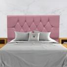 Cabeceira Para Cama Box Estofada King 195 Cm Suede Isabela Rosê