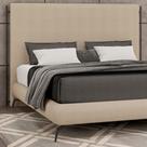 Cabeceira para Cama Box King 213cm Almeria Bouclé Suave Bege - Sallar Home Cabeceira para Cama Box King 213cm Almeria Bouclé Suave Bege - Sallar Home