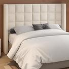 Cabeceira para Cama Box King 213cm Tratto Bouclé Off White - Sallar Home Cabeceira para Cama Box King 213cm Tratto Bouclé Off White - Sallar Home