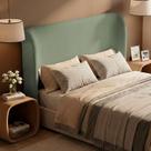 Cabeceira Para Cama Box King Size Liah 195cm Bouclê Verde Menta - Desk Design Cabeceira Para Cama Box King Size Liah 195cm Bouclê Verde Menta - Desk Design