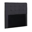 Cabeceira Para Cama Box Luna Queen 1,60cm Suede Cinza - FdECOR