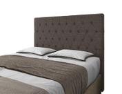 Cabeceira Para Cama Box Potenza Queen 1,60cm Linho Marrom - FdECOR