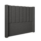 Cabeceira Para Cama Box Queen 160 Cm Rania Linho Cinza I02 - D'rossi