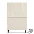 Cabeceira Para Cama Box Solteiro, 0,90 cm, Estofado, Em Suede, Linha Premium, Com Frame de Brinde Cabeceira Para Cama Box Solteiro, 0,90 cm, Estofado, Em Suede, Linha Premium, Com Frame de Brinde