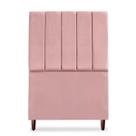 Cabeceira Para Cama Box Solteiro, 0,90 cm, Estofado, Em Suede, Linha Premium, Com Frame de Brinde Cabeceira Para Cama Box Solteiro, 0,90 cm, Estofado, Em Suede, Linha Premium, Com Frame de Brinde