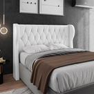 Cabeceira Para Cama Box Solteiro 90 cm Beatriz material sintético Branco I02 - D'Rossi Cabeceira Para Cama Box Solteiro 90 cm Beatriz material sintético Branco I02 - D'Rossi