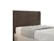 Cabeceira Para Cama Box Vittória Solteiro 0,90cm Veludo Marrom - FdECOR