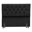 Cabeceira Para Cama Casal 140 Cm Celina Com Frame Suede Preto Cabeceira Para Cama Casal 140 Cm Celina Com Frame Suede Preto