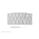 Cabeceira Para Cama Casal King Queen Box 1,40x55 Nicole Branco - MagL Cabeceira Para Cama Casal King Queen Box 1,40x55 Nicole Branco - MagL