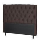 Cabeceira Para Cama Casal Larissa Sued Marrom Idf Decor Marrom
