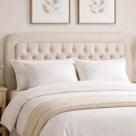 Cabeceira para Cama Casal Moderna Captonê Suede 150cm Estofada Cabeceira para Cama Casal Moderna Captonê Suede 150cm Estofada
