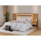 Cabeceira para Cama de Casal Extensível Casal / Queen / King com 2 mesa de Cabeceira 100% MDF Granada