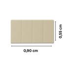 Cabeceira Para Cama de Solteiro 090 Estofada Almofadada Painel Fixada na Parede Envio Imediato Cabeceira Para Cama de Solteiro 090 Estofada Almofadada Painel Fixada na Parede Envio Imediato