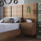 Cabeceira para Cama de Solteiro com Mesa de Cabeceira Zurique PL1090 Art in Móveis