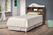 Cabeceira Para Cama de Solteiro Irlanda Jequitiba/Offwhite - Rede Móveis Cabeceira Para Cama de Solteiro Irlanda Jequitiba/Offwhite - Rede Móveis