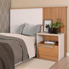 Cabeceira Para Cama De Solteiro Marrom Oberon Caemmun