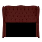 Cabeceira para Cama Estofada 150cm de Casal Aurora Suede Marsala