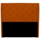 Cabeceira para Cama King 195cm Izza Suede Terracota Cabeceira para Cama King 195cm Izza Suede Terracota