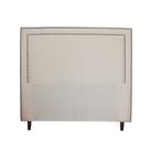 Cabeceira para Cama Queen Isadora Linho Bege Escuro IDF Decor