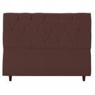 Cabeceira Para Cama Queen Julia Sued Marrom Idf Decor Cabeceira Para Cama Queen Julia Sued Marrom Idf Decor