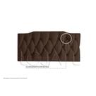Cabeceira Para Cama Solteiro Solt. King Box 0,90x55 Nicole Marrom - MagL