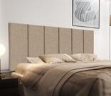 Cabeceira para quarto estofada De Casal 1.40 m - Várias Cores