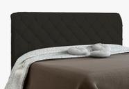 Cabeceira Paris Para Box Casal Chocolate Suede Amassado