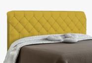 Cabeceira Paris Para Cama Box Solteiro Canário Suede Nest Cabeceira Paris Para Cama Box Solteiro Canário Suede Nest