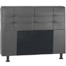 Cabeceira Paris Queen Suede Havaí Cor Cinza