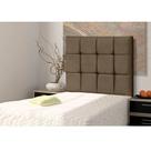 Cabeceira Parma para Cama Box Solteiro 90cm Suede Marrom I02 - D'Rossi Cabeceira Parma para Cama Box Solteiro 90cm Suede Marrom I02 - D'Rossi