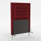 Cabeceira Pegasus 90 Modulada Estofada N-033 Veludo Vermelho Aradecor Cabeceira Pegasus 90 Modulada Estofada N-033 Veludo Vermelho Aradecor