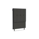 Cabeceira Piave Linho Cinza Solteiro (8x90x120) - Ortobom