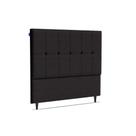 Cabeceira Piave Veluto Preto Casal (8x140x120) - Ortobom Cabeceira Piave Veluto Preto Casal (8x140x120) - Ortobom