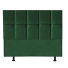 Cabeceira Poliana Cama Box Casal 160 cm Suede Verde