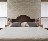 Cabeceira Provence Diamond Suede Liso Marrom King 195 X 60