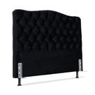 Cabeceira Queen 158 - Bello Box - Dunas Suede Preto Cabeceira Queen 158 - Bello Box - Dunas Suede Preto