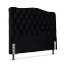 Cabeceira Queen 158 - Bello Box - Dunas Suede Preto Cabeceira Queen 158 - Bello Box - Dunas Suede Preto