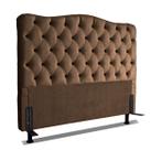 Cabeceira Queen 158 - Bello Box - Dunas Veludo Tabaco