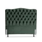 Cabeceira Queen 158 - Bello Box - Dunas Veludo Verde Militar