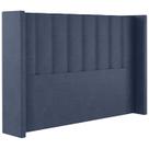 Cabeceira Queen 158 cm Barcell Veludo Azul Soon