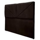 Cabeceira Queen 158 Siena Clean Lisa Suede Areia 120 RBL
