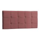 Cabeceira Queen 160 Cm para Cama Box Painel Ana Luisa Suede Deluxe Rose - FLASH SONHO