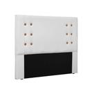 Cabeceira Queen 160cm Georgia Corano Branco - Lucadi Home