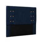 Cabeceira Queen 160cm Georgia Suede Azul Marinho - Lucadi Home